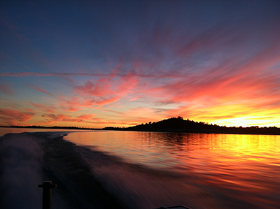 Sunset at Folsom Lake SRA
