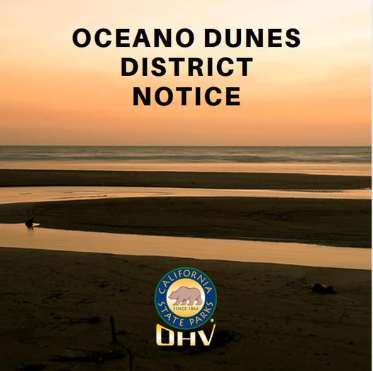 Oceano Dunes Notices Icon Oceano Dunes Notices Icon