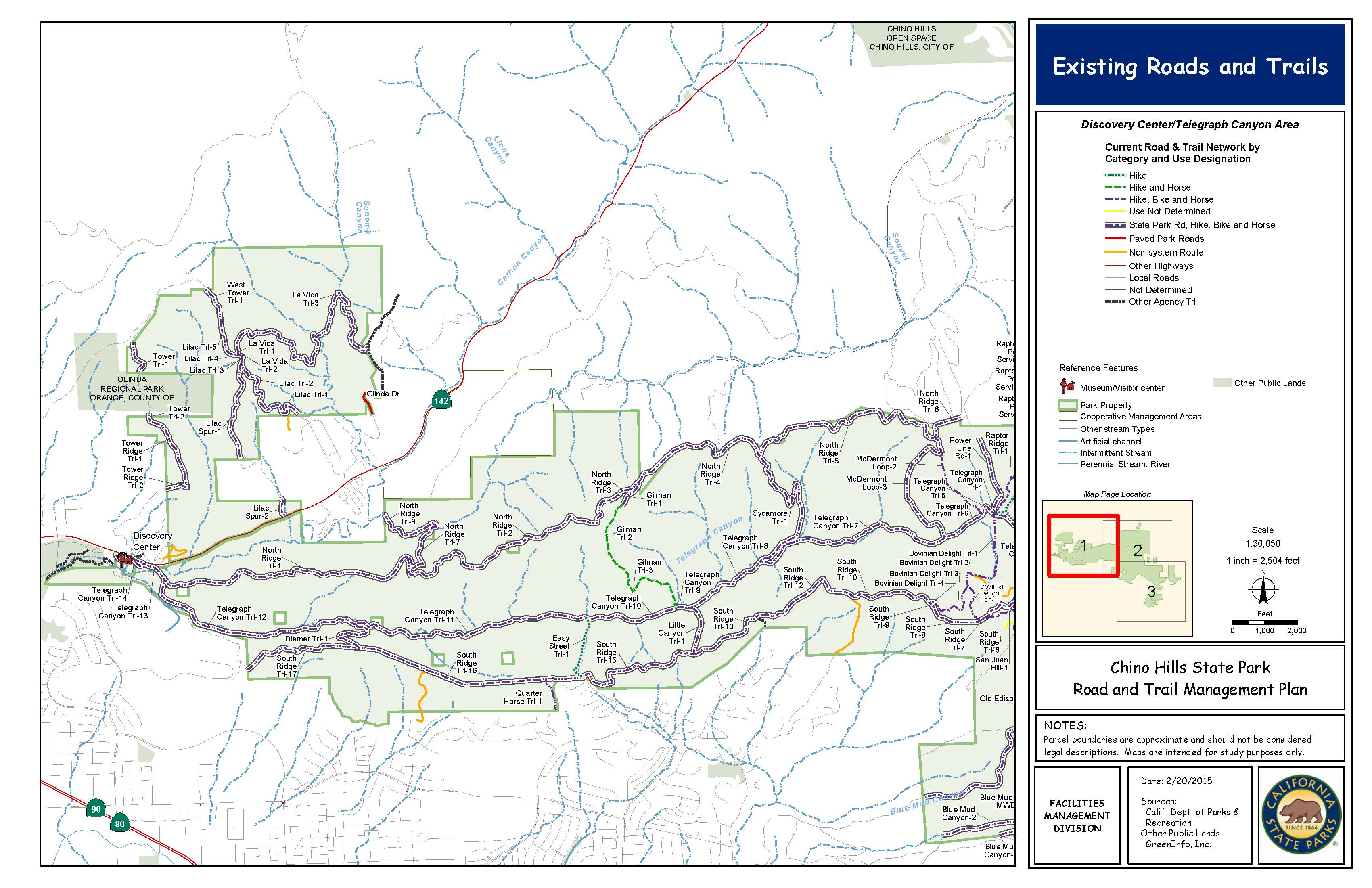 Chino Hills State Park RTMP