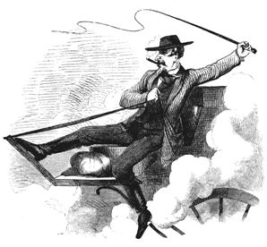 Dare-devil stage driver by J. Ross Browne, Harpers, 1862
