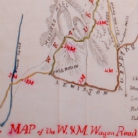 Wagon Road map legend detail