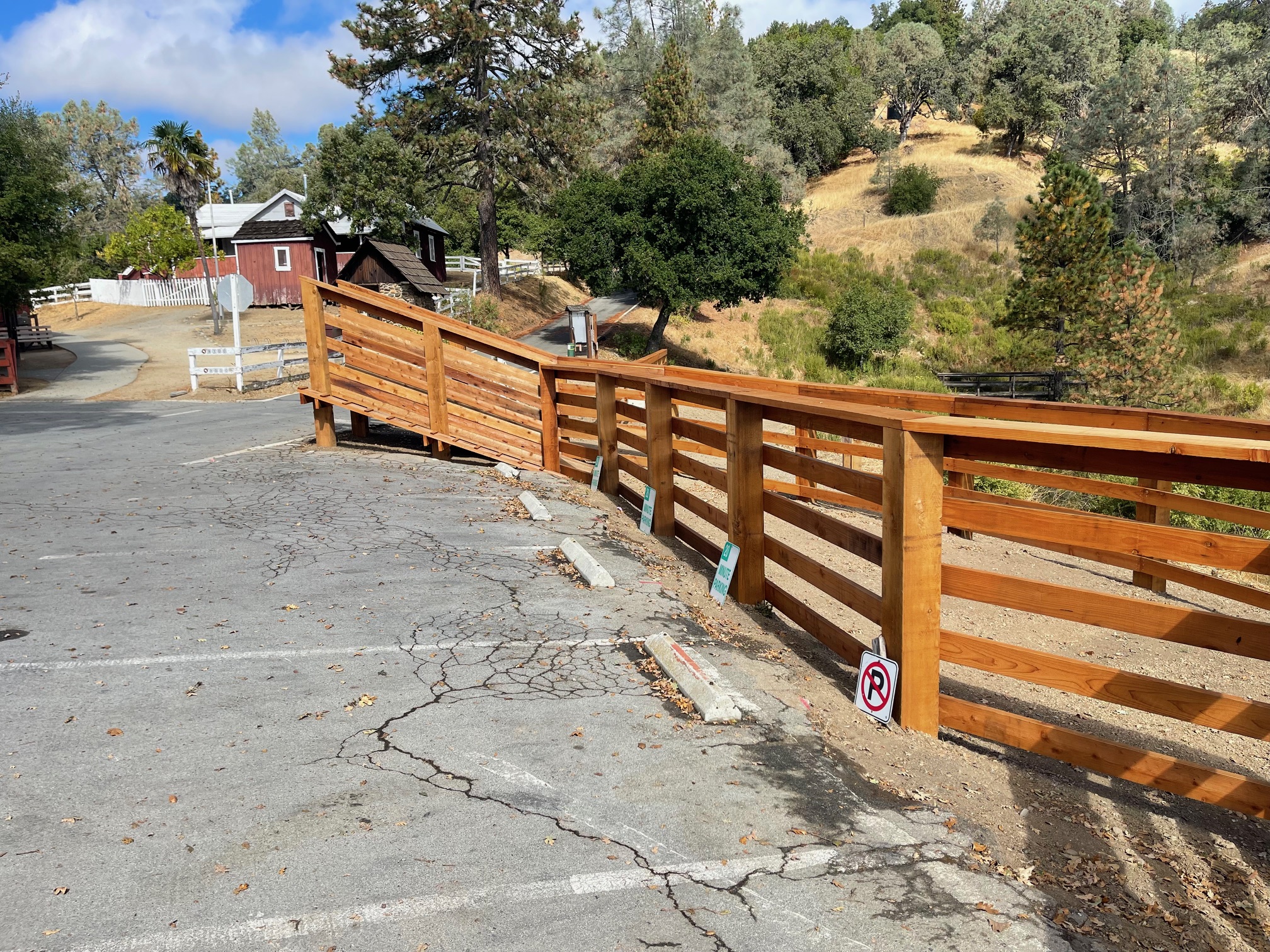 The restored corral at Henry W Coe SP The restored corral at Henry W Coe SP