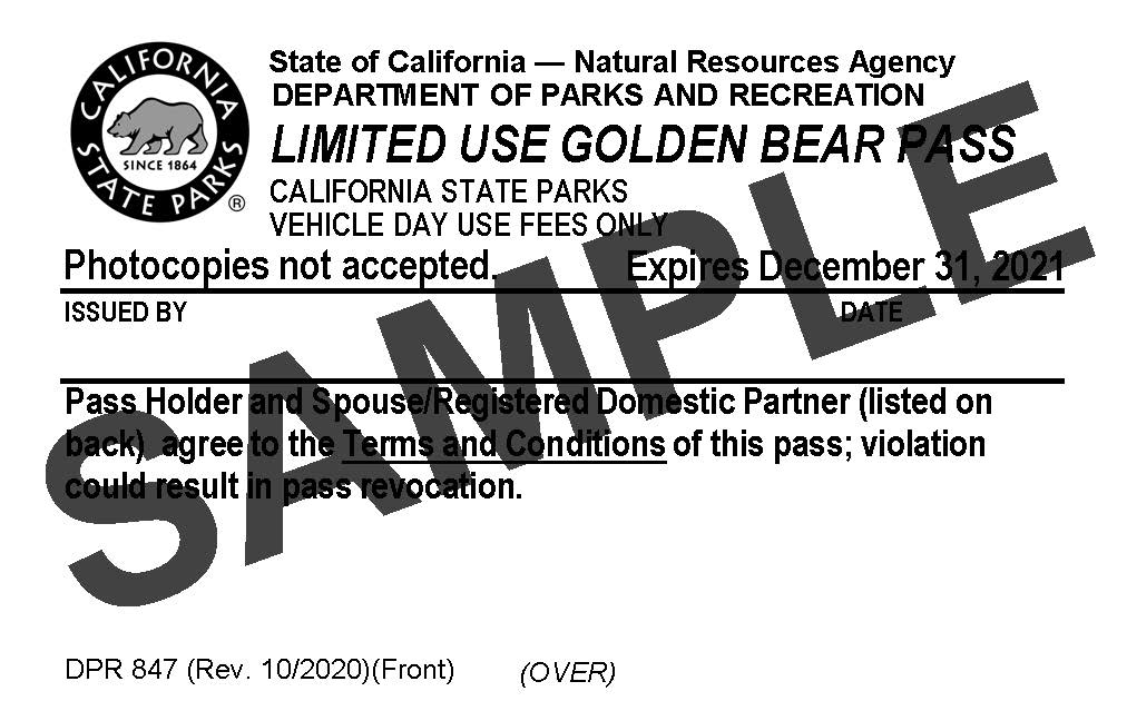 A Limited Use Golden Bear Pass