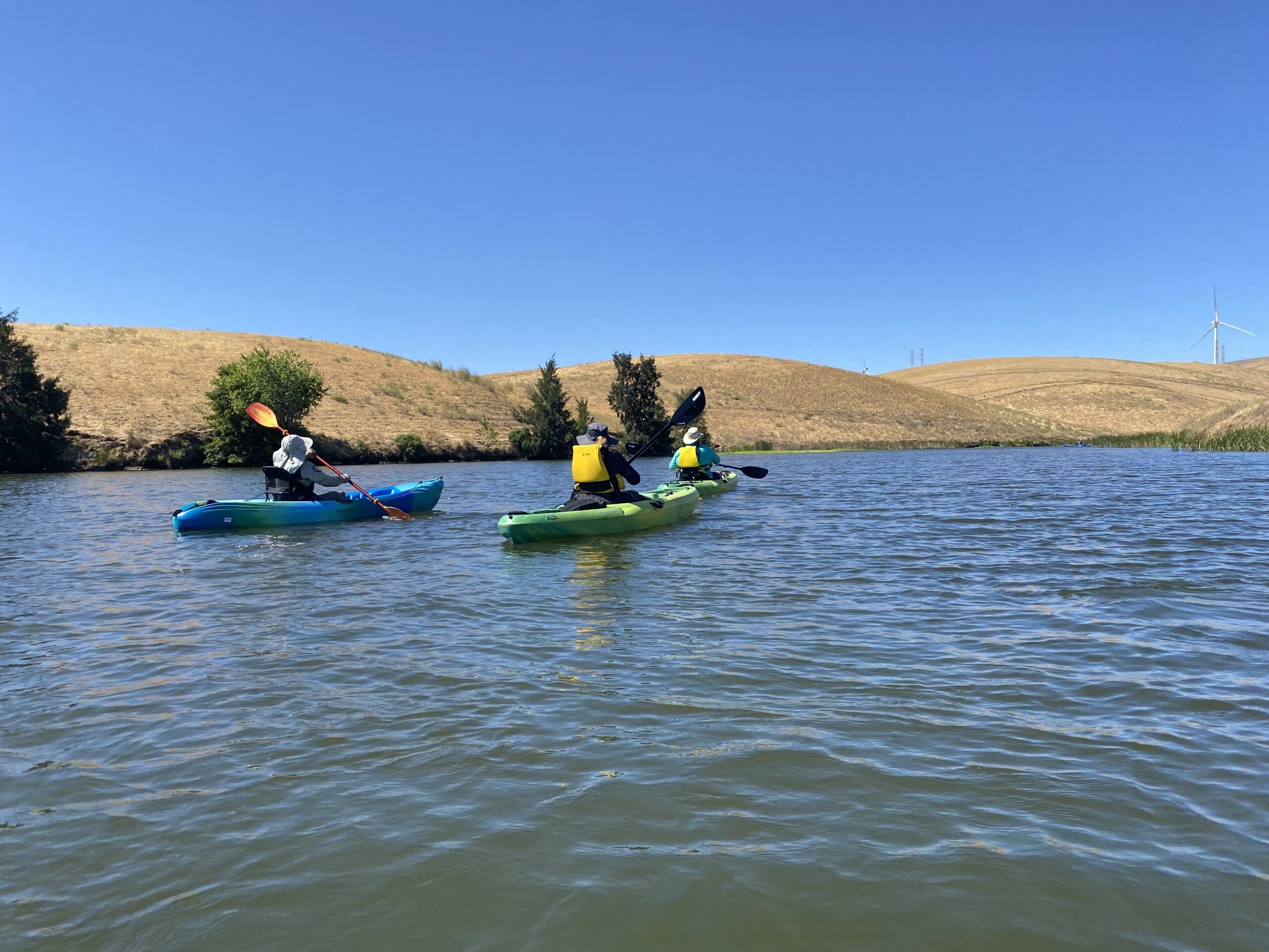 Kayakers at Bethany Reservoir