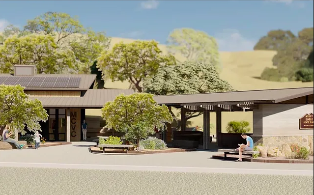 The planned education center at Mitchell Canyon The planned education center at Mitchell Canyon