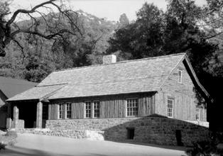 CCC built Warden's Residence at Green Valley Falls campground in 1935