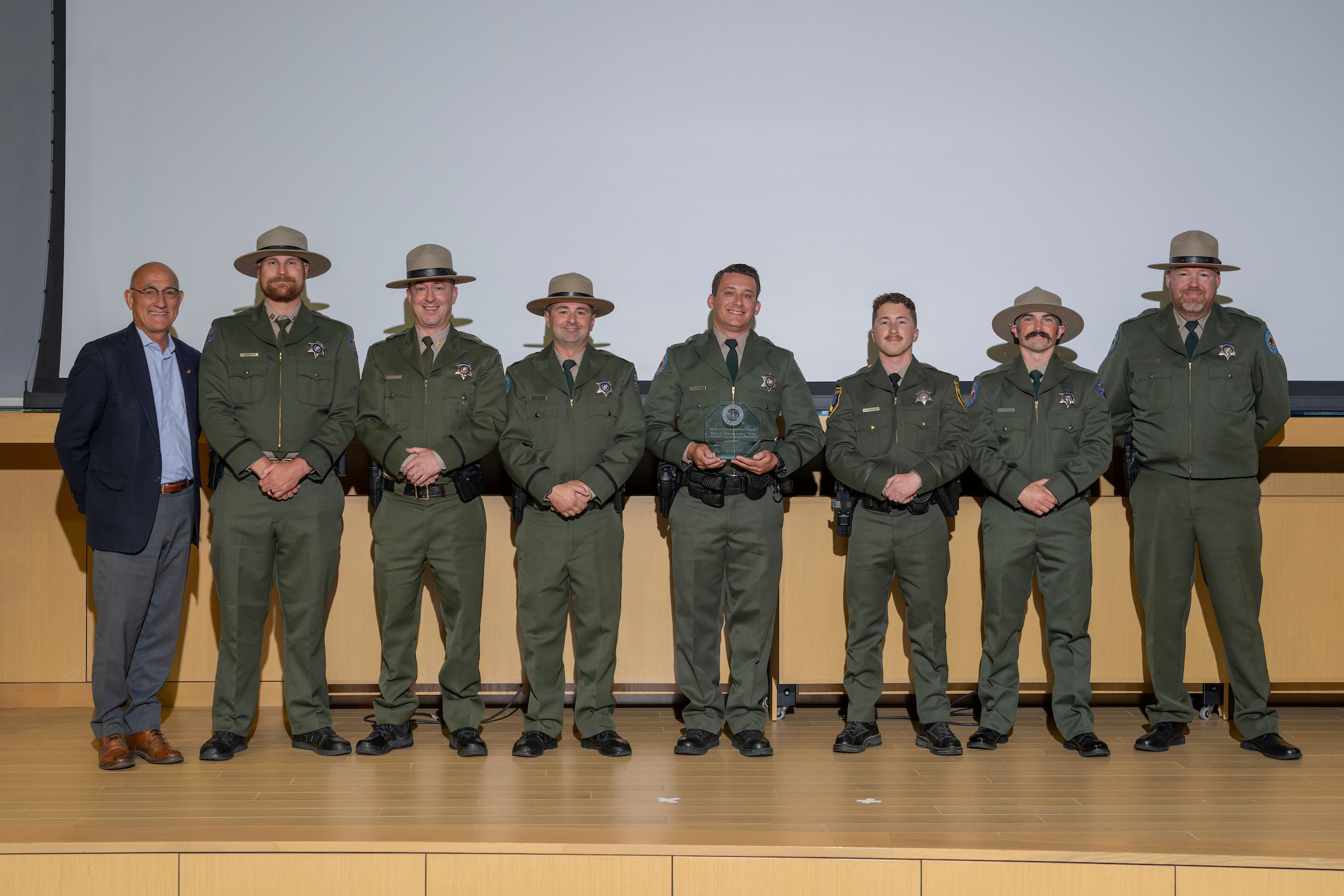 Special Enforcement Team at Robert Louis Stevenson State Park