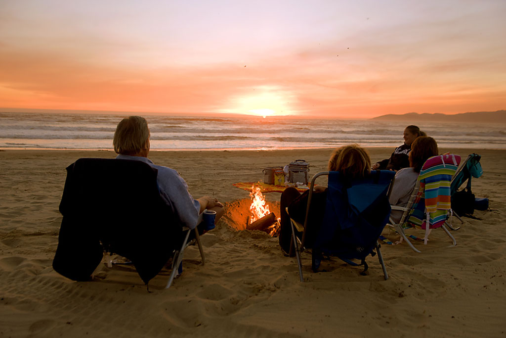 Campfire on the Beach Campfire on the Beach