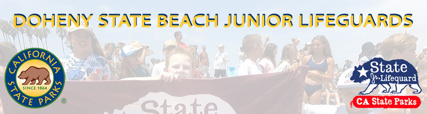 Doheny SB JR. Lifeguards Banner