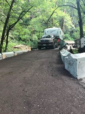 Temporary bridge and its configuration image Temporary bridge and its configuration image