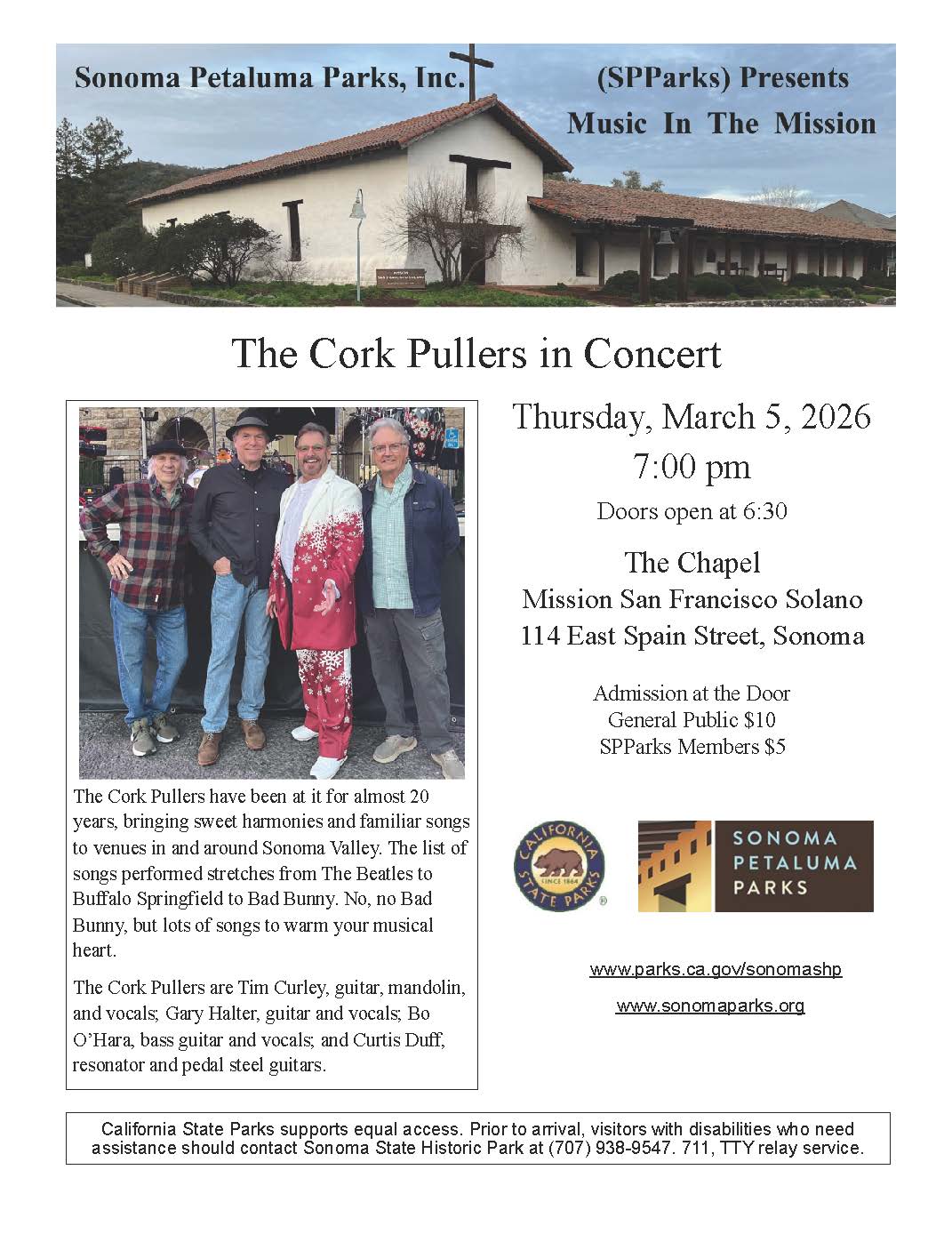 The Cork Pullers 2026