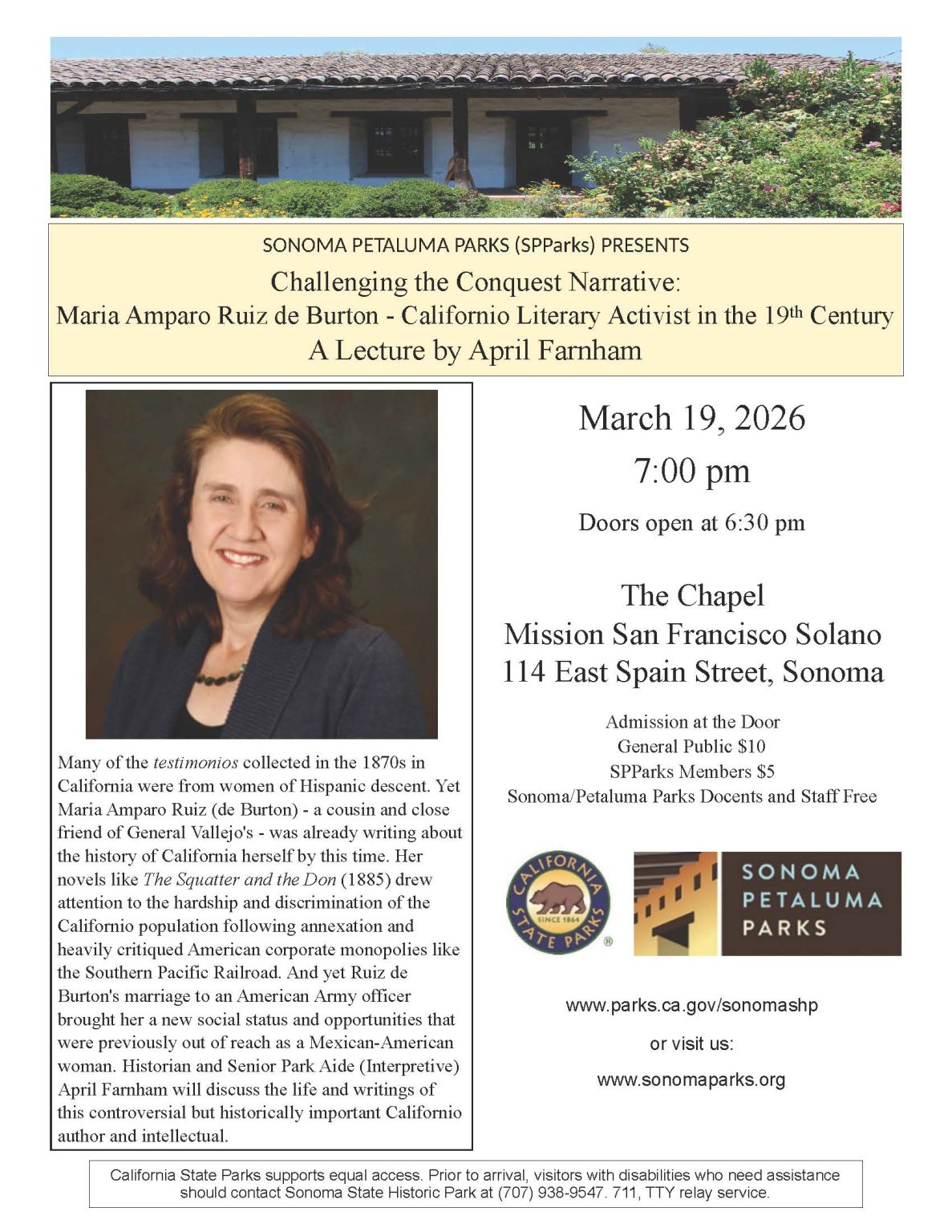 April Farnham Lecture Flyer 2026