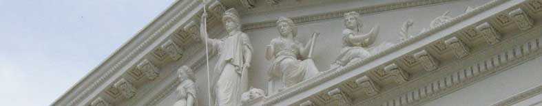 Outside View of statuary on the entrance to the Capitol building at the California State Capitol Museum Thumbnail: Outside View of statuary on the entrance to the Capitol building at the California State Capitol Museum