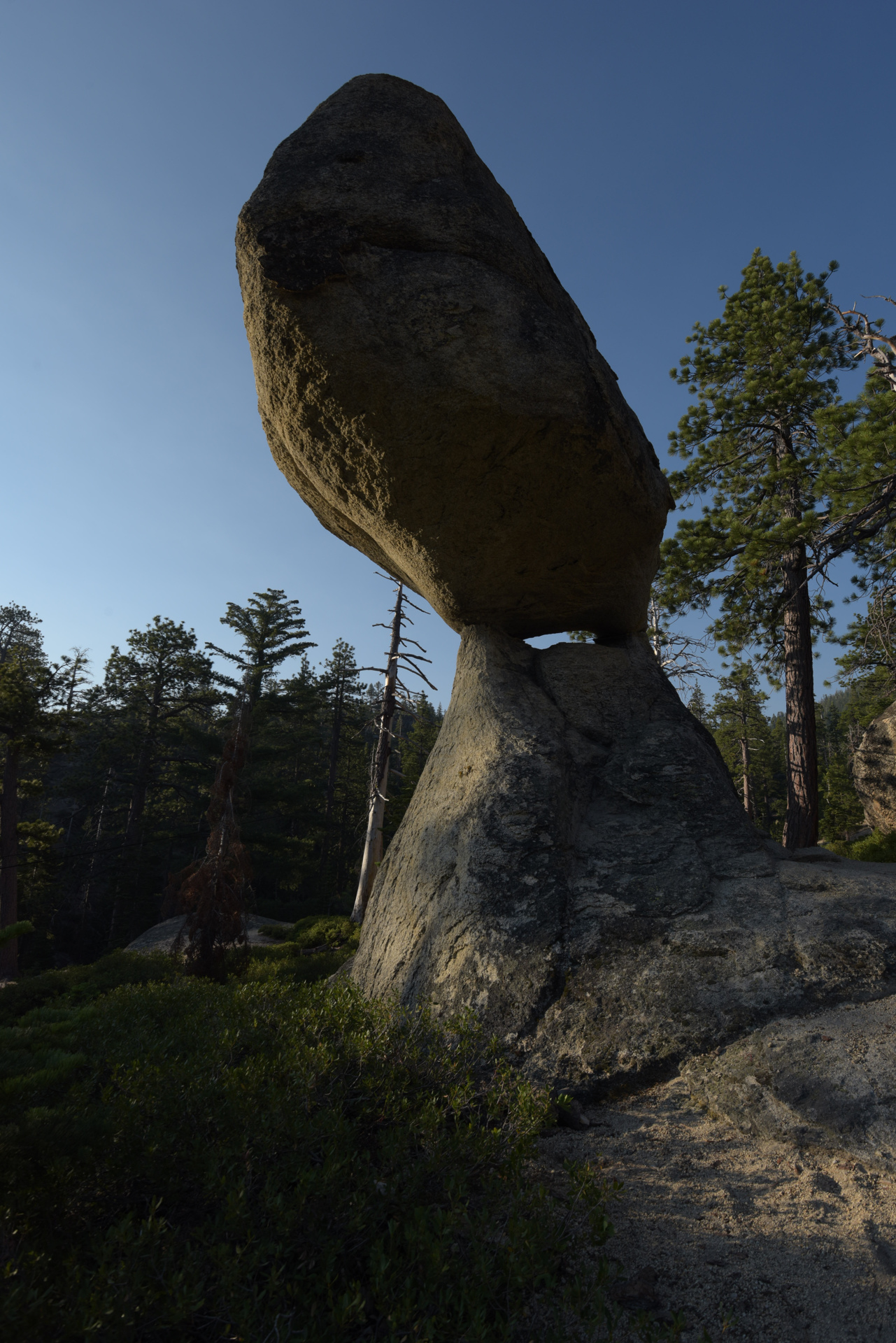 The Balancing Rock at D.L. Bliss