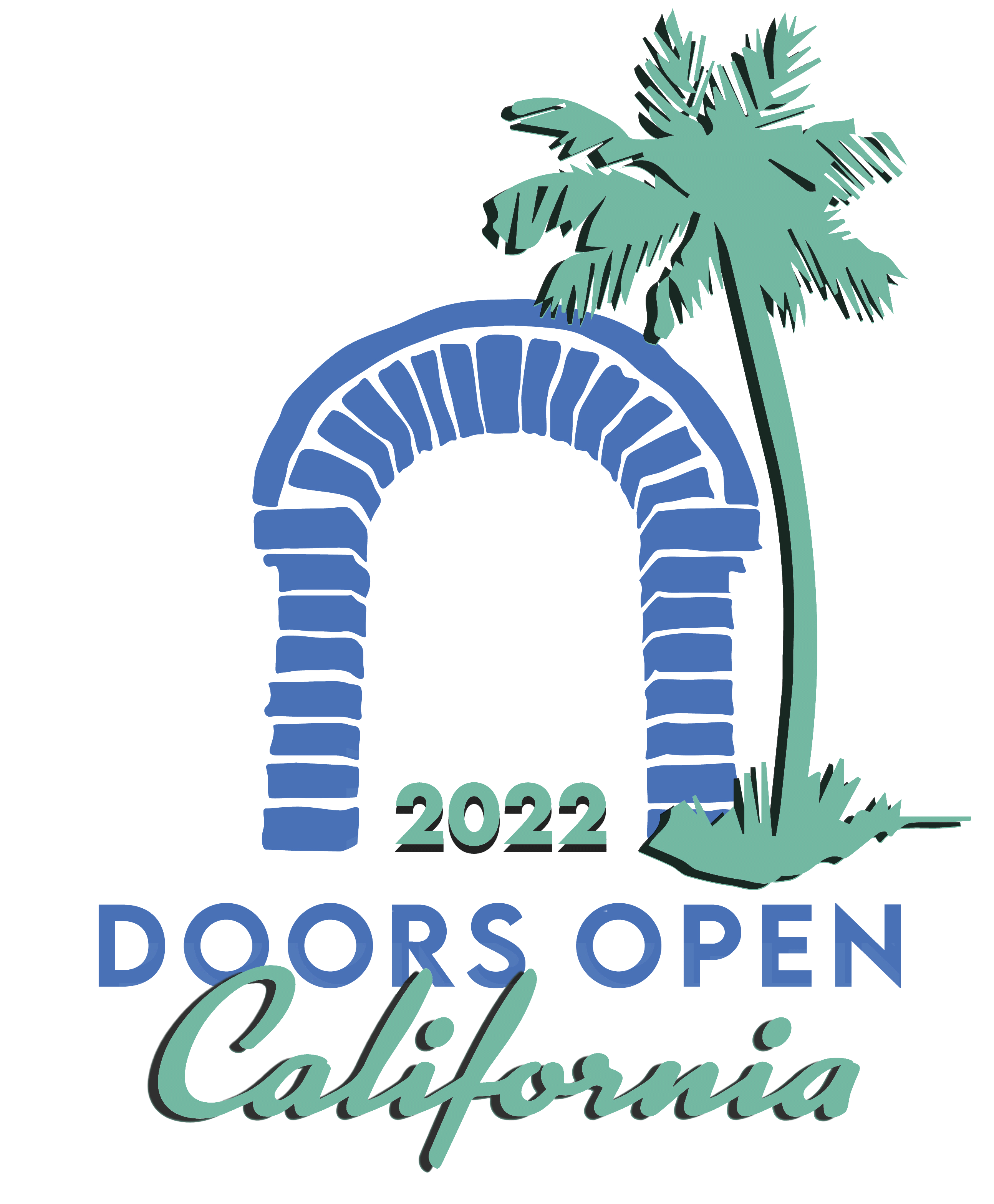 Doors Open California 2022 Logo Doors Open California 2022 Logo