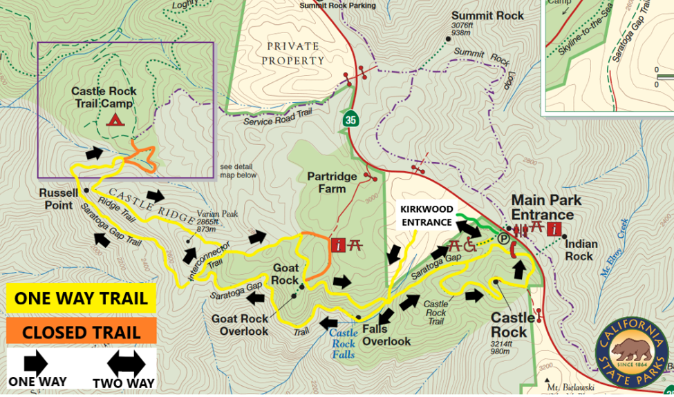 Castle Rock State Park Trail Map / Illinois State Park Maps Dwhike ...