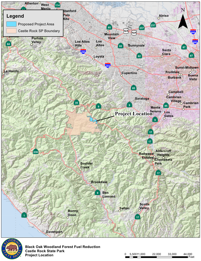 Park Map of Black Oak Resort