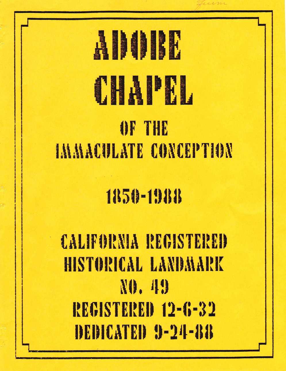 Adobe Chapel