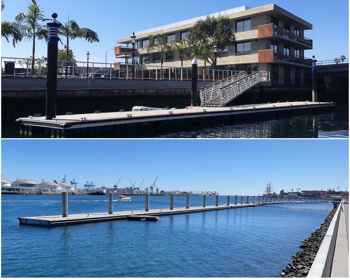 San Pedro Public Market and Newport Beach Central Avenue Public Dock