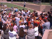 awards and dancing with Santana High kids.
