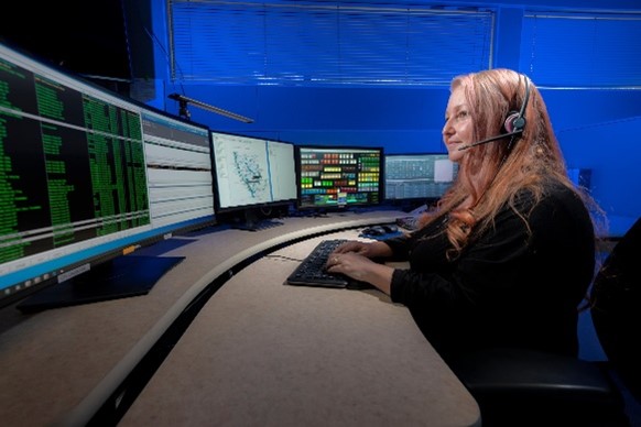 Communications Operator working Communications Operator working