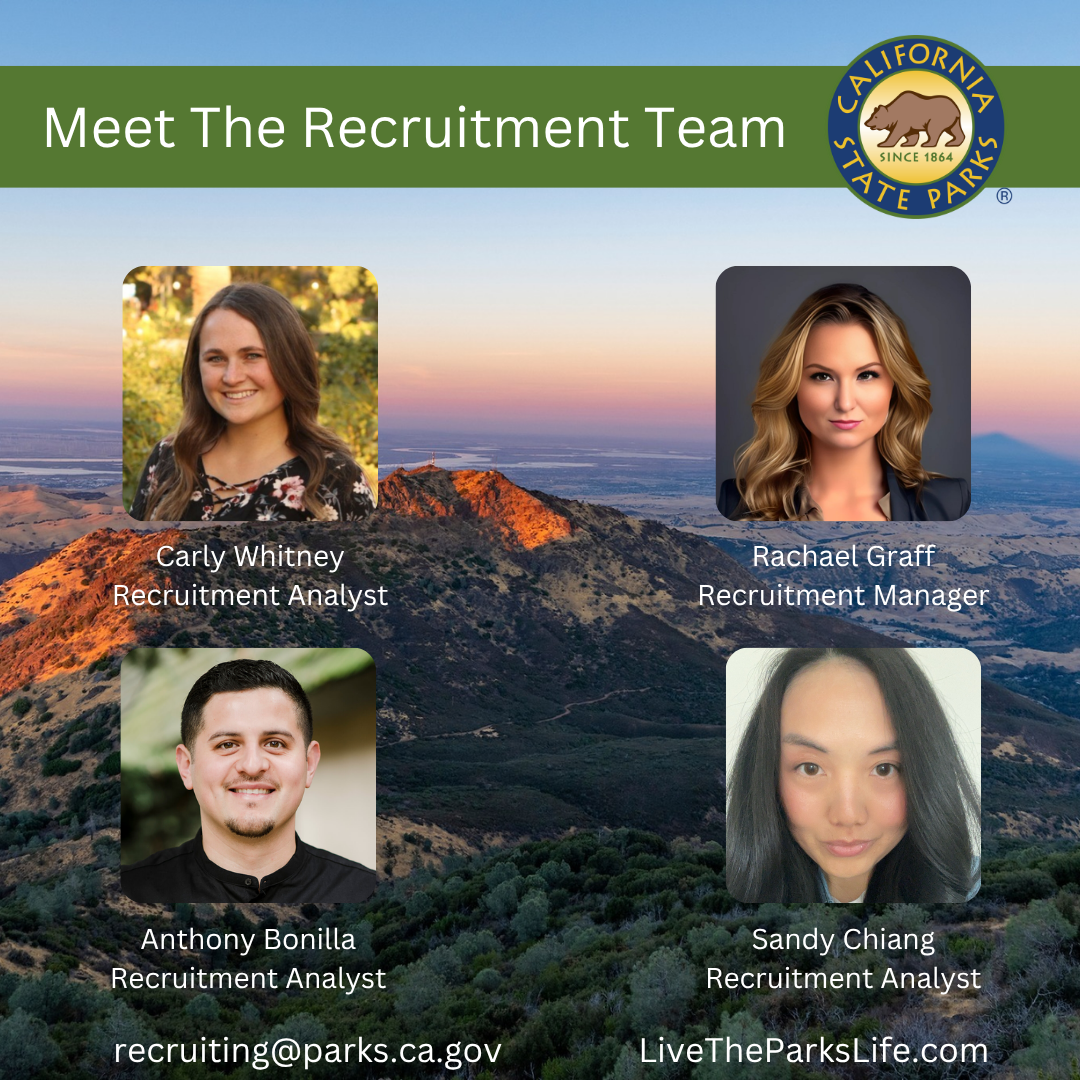Meet the recruitment team - #LiveTheParksLive - Rachael Graff - Carly Whitney - Anthony Bonilla - Sandy Chiang - LIVETHEPARKSLIFE.COM